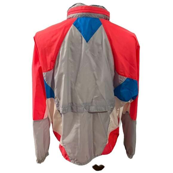 Vintage 80s 90’s NIKE Color Block Windbreaker Jacket Full Zip Large - Picture 2 of 5